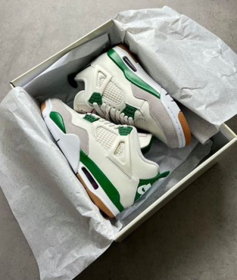 Air jordan retro 4 sb pine green fix (07