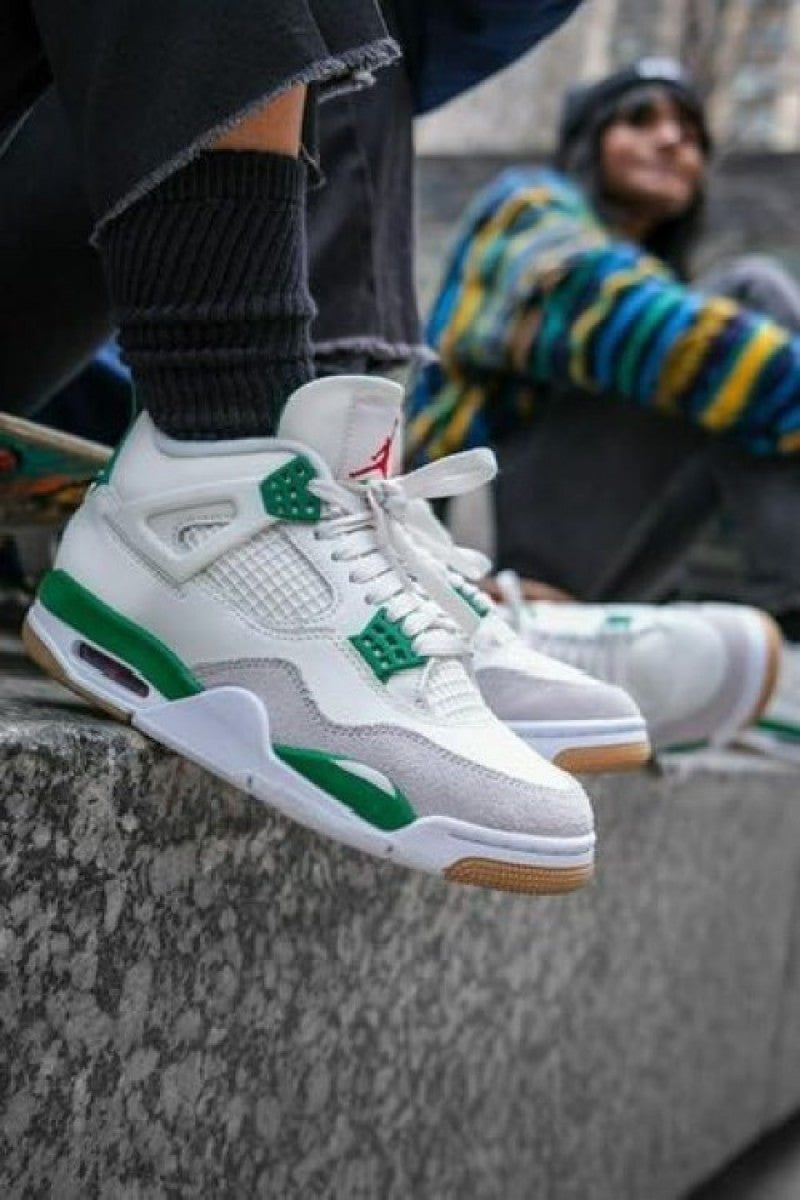 Air jordan retro 4 sb pine green fix (07