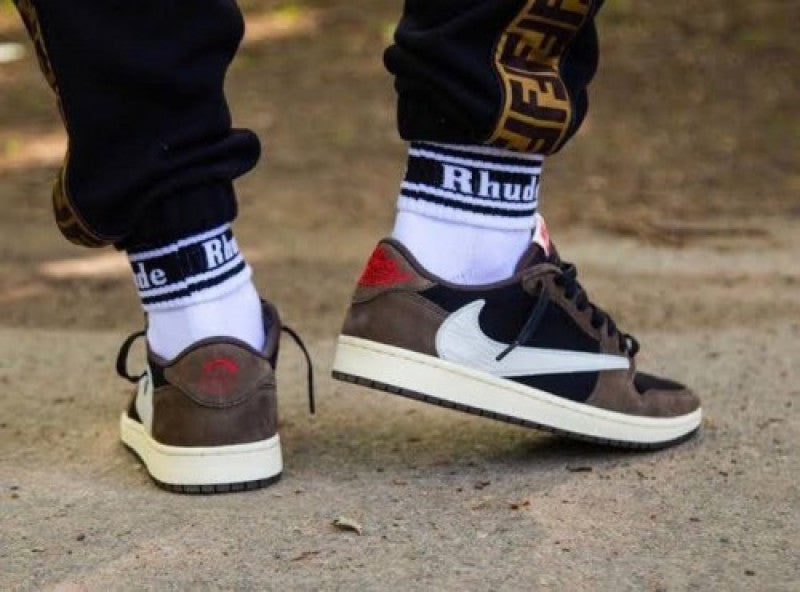 Travis scott x Air Jordan 1 low OG DARK MOCHA Semi Ua 154