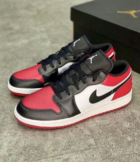 Nikee Air Jordan 1 Low Bred Toe