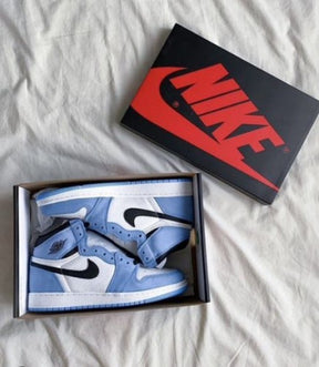 NIKEE Air JORDAN 1 HIGH UNIVERSITY BLUE SEMI UA