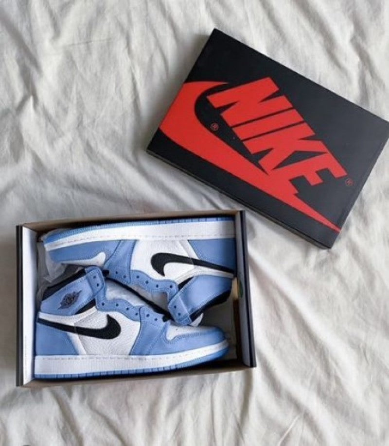 NIKEE Air JORDAN 1 HIGH UNIVERSITY BLUE SEMI UA