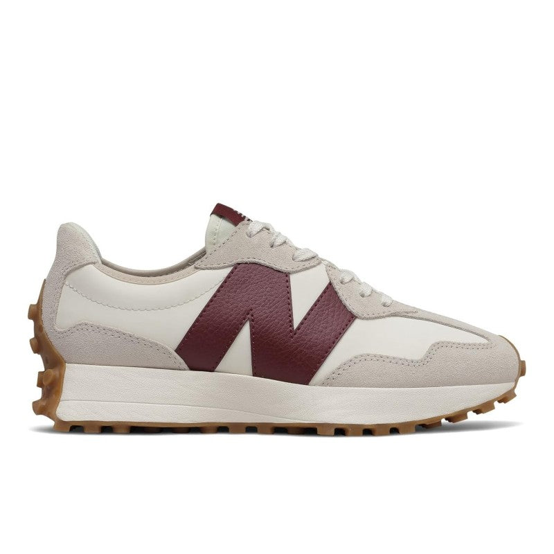 New Balance 327 White Burgundy #113