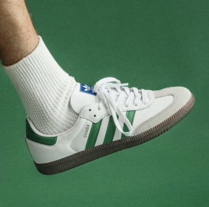 Adida s samba white green men s