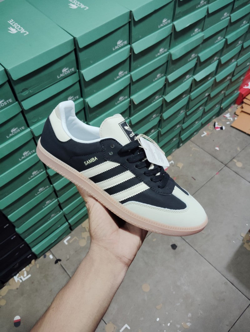 Adidass Samba Core Black Wonder White #153