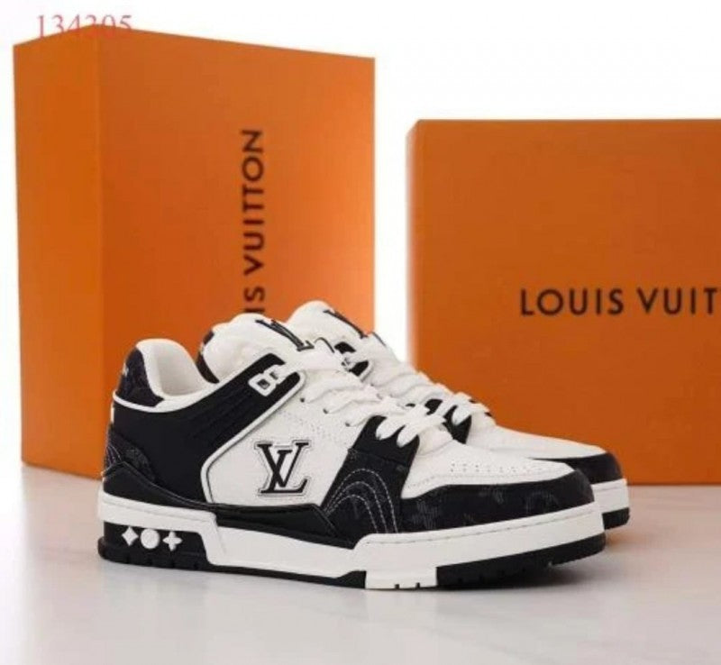 Lv Trainer Nigo Denim Black White 163