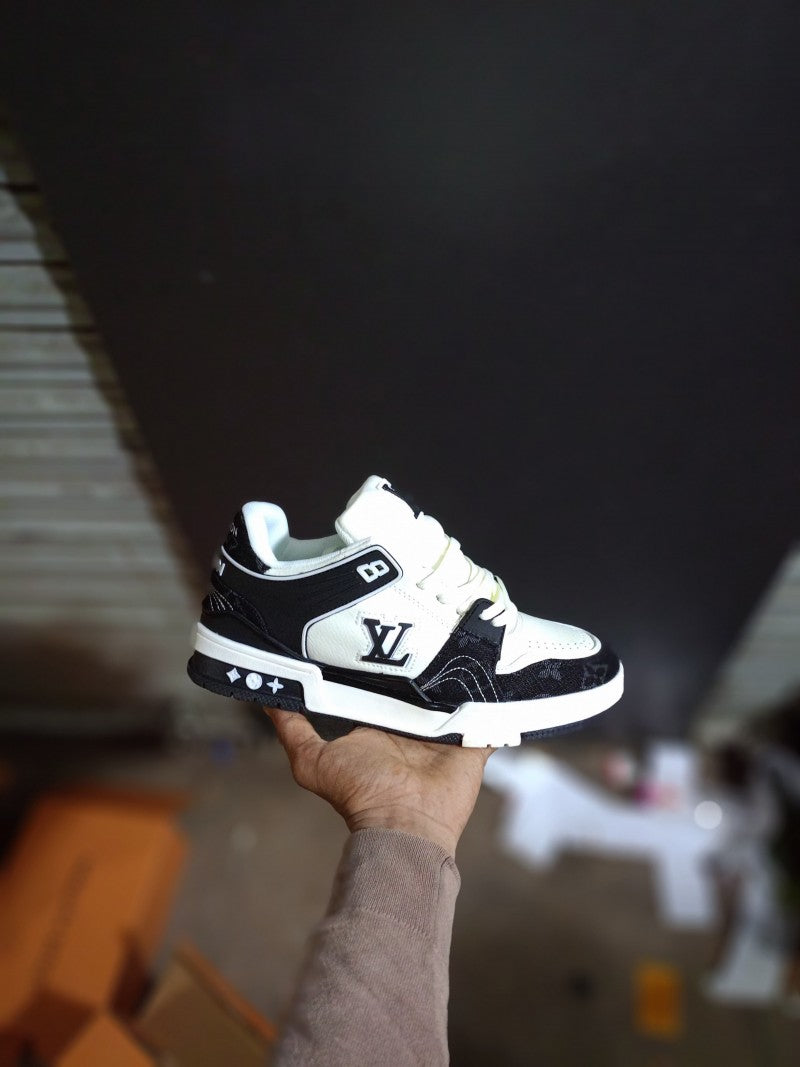 Lv Trainer Nigo Denim Black White 163