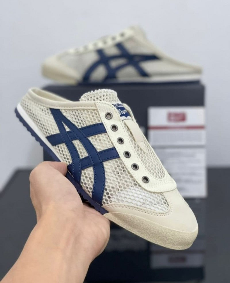 Onitsuk aa Tiger maxico 66 sabot half cut shoe sneaker Cream navy (258