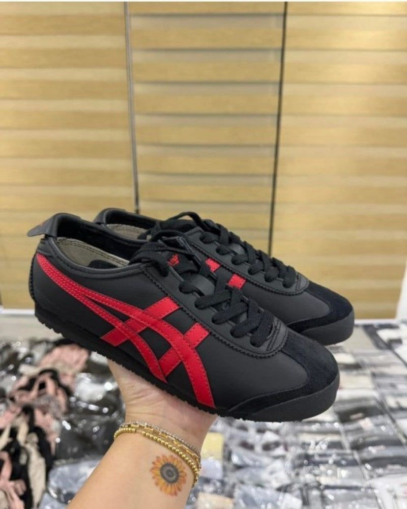 Onitsuka Tiger Mexico 66 Black Classic Red 240