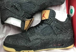 Levi s x Air Jordan 4 Retro Black Denim