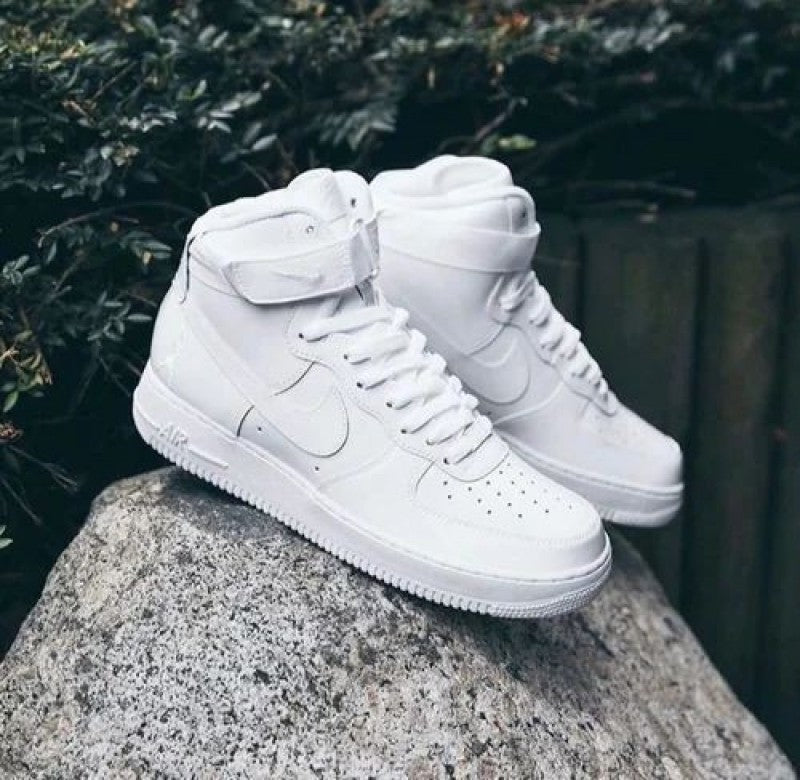 . Airforce long mid leather white