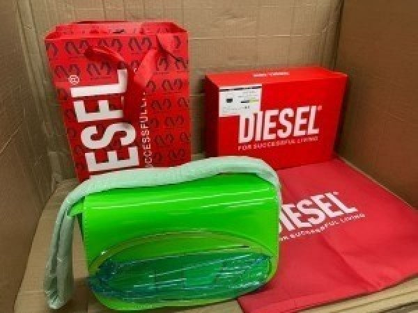 DIESE  L 1DR SHOULDER BAG WITH OG BOX DUST BAG WITH CARRY BAG premium quality (green) (S12)