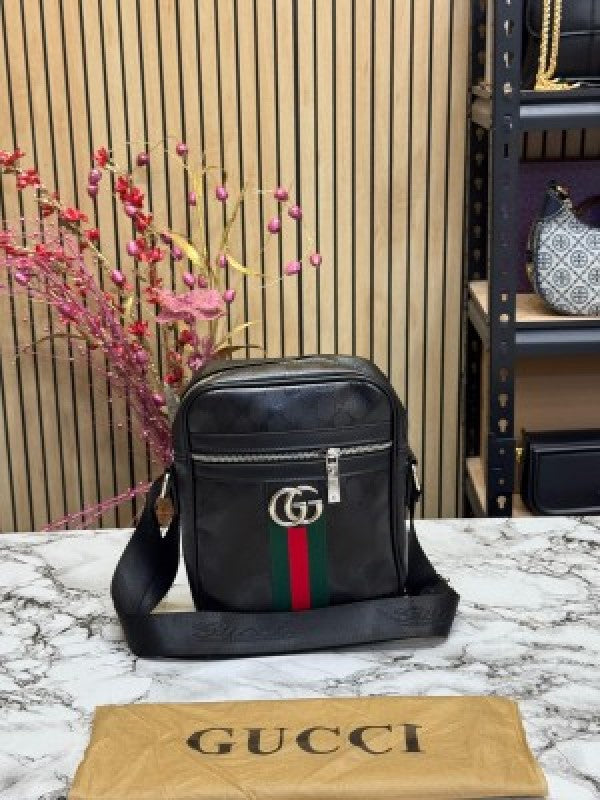 GUCC  I GG OPHIDIA LOGO SIDE BAG UNISEX ARTICLE PREMIUM QUALITY WITH OG DUST BAG (BLACK)