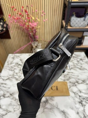 GUCC  I GG OPHIDIA LOGO SIDE BAG UNISEX ARTICLE PREMIUM QUALITY WITH OG DUST BAG (BLACK)