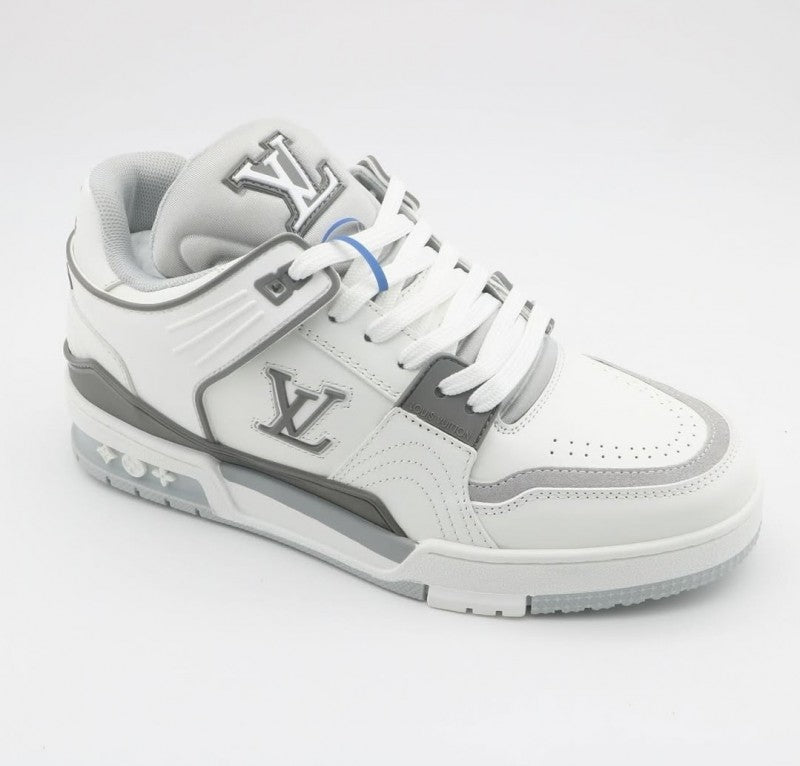 Louis Vuitton trainer grey white 147
