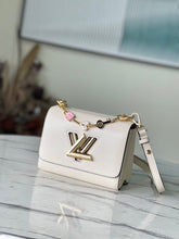 Louis  vuitton  twist  MM  shoulder  bag  with  og  double  box