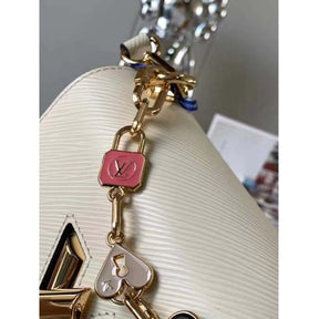 Louis  vuitton  twist  MM  shoulder  bag  with  og  double  box