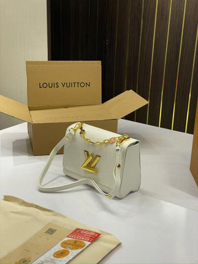Louis  vuitton  twist  MM  shoulder  bag  with  og  double  box