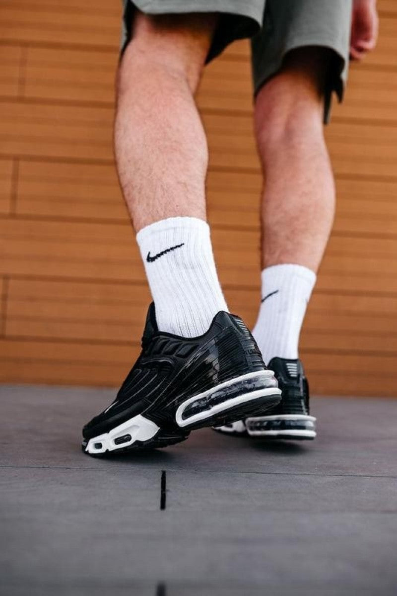 Nikee AirMax Plus 3 "Black White" #716