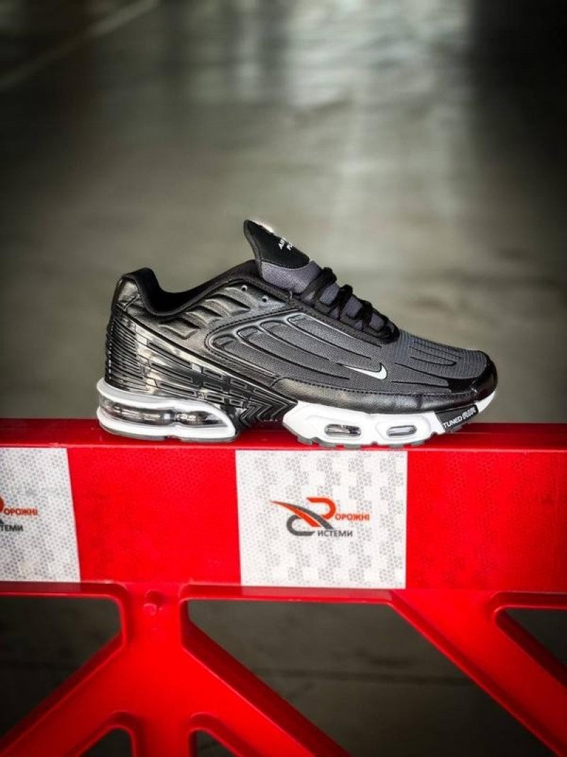 Nikee AirMax Plus 3 "Black White" #716