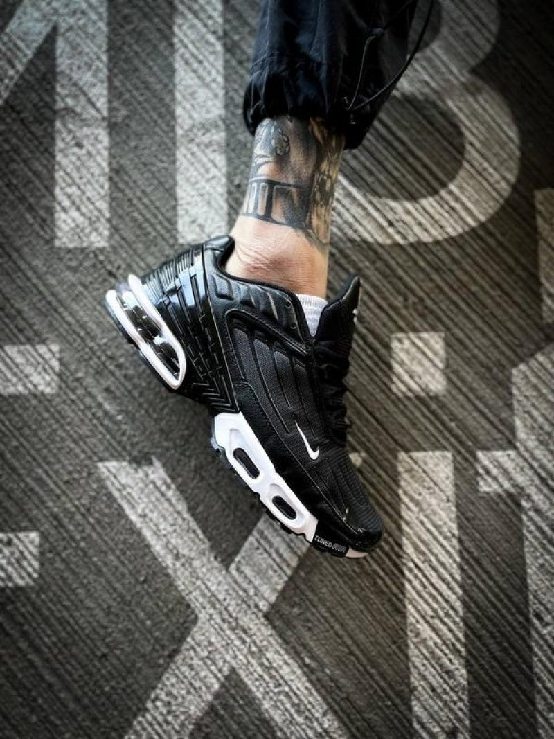 Nikee AirMax Plus 3 "Black White" #716