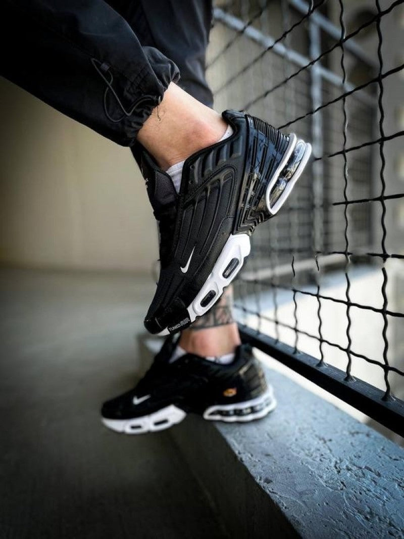 Nikee AirMax Plus 3 "Black White" #716