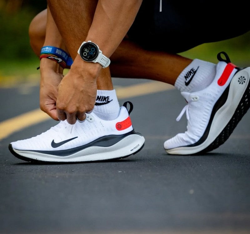 Nikee ReactX Infinity Run 4 "White Light Crimson" #723