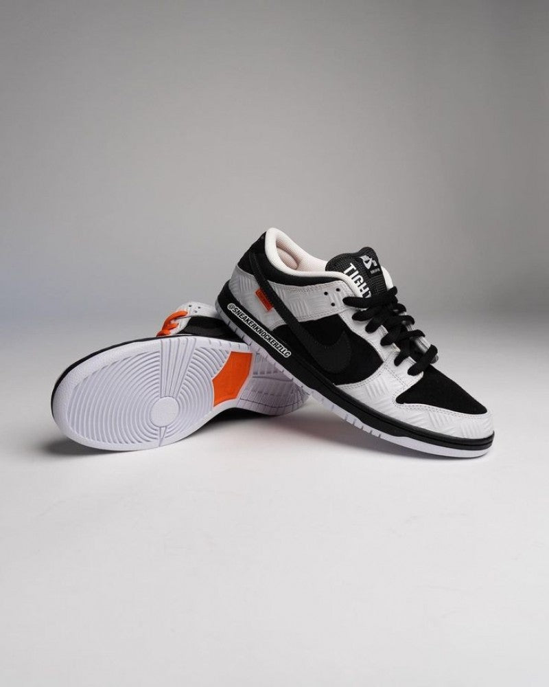 Nikee SB Dunk Low X "TightBooth Black White" #726