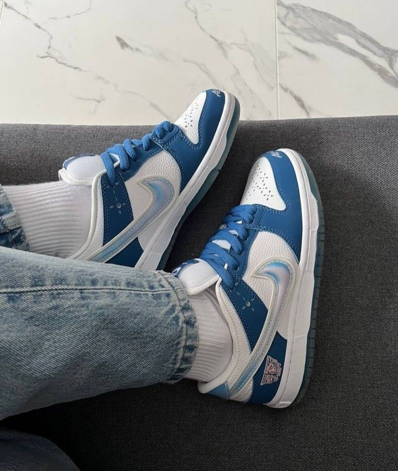 Nikee SB Dunk Low Born X "Raised One Block At Time" #727