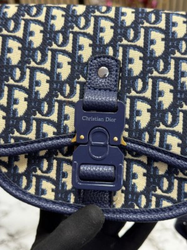 DIO  R MINI GALLOP BAG WITH STRAP WITH OG BOX AND DUST BAG INCLUDING CARRY BAG PREMIUM QUALITY (BLUE)