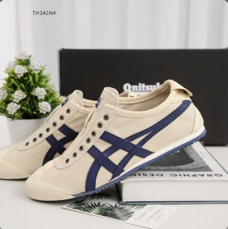 Onitsuka Tiger SlipOn Beige Blue