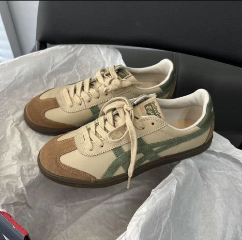 tiger Tokuten Beige Grass Green mens fix