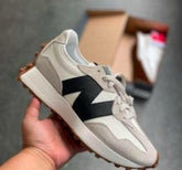 new balance 327 moonbeam white black men s