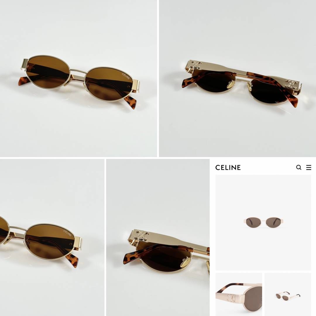 Celine 1006 Gold Brown