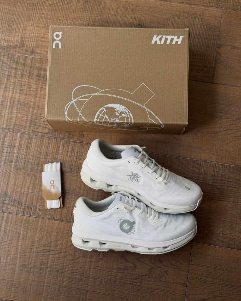 On Running x Kith Cloudzone White Ice 176