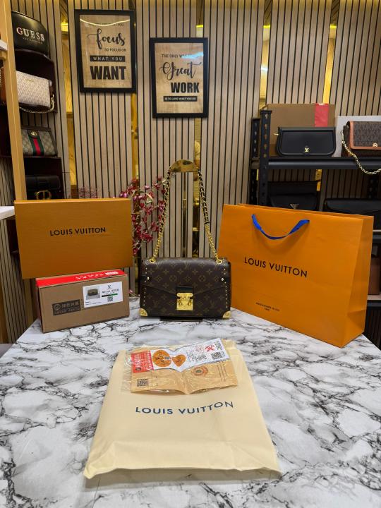 Louis  Vuitton Petite Melle Bag With Double Og Box And Dust Bag Including Carry Bag (brown)