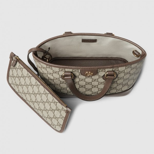 Gucc  i OPHIDIA MINI TOTE BAG with magent box 329