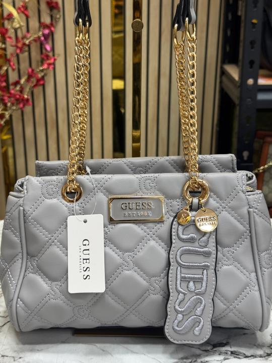Guess Quilted Crossbody Lolli Handbag With Dust Bag ()