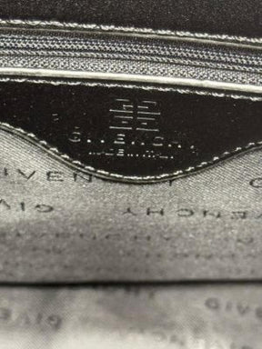 GIVENCHY BLACK GLOSSY CROCO PRINT HANDBAG WITH DUST BAG PREMIUM QUALITY