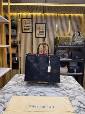 LOUIS  VUITTON PREMIUM ONTHEGO WITH DUST BAG (BLACK)