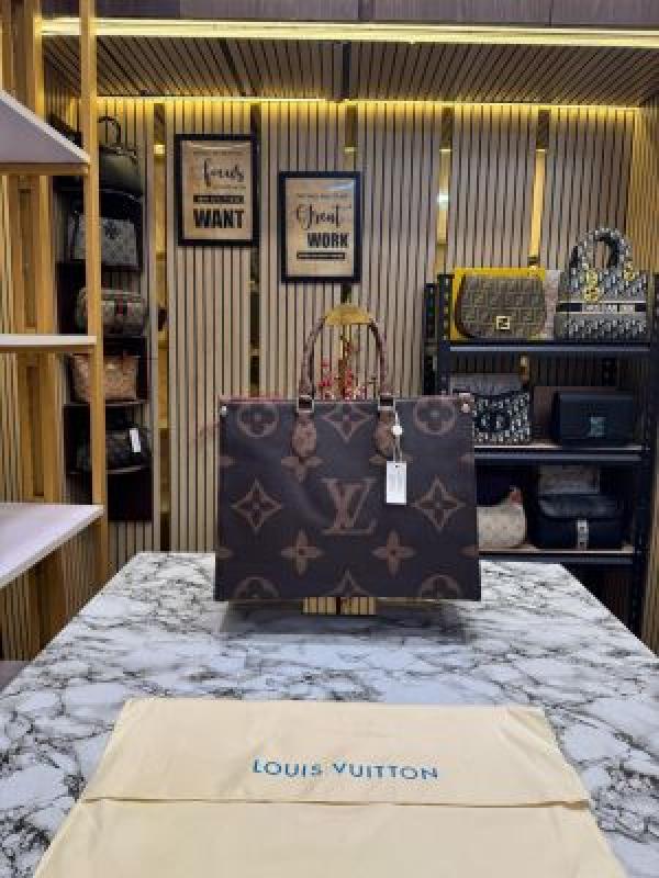 LOUIS  VUITTON PREMIUM ONTHEGO WITH DUST BAG (BROWN)