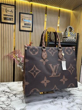 LOUIS  VUITTON PREMIUM ONTHEGO WITH DUST BAG (BROWN)