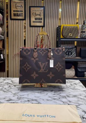 LOUIS  VUITTON PREMIUM ONTHEGO WITH DUST BAG (BROWN)