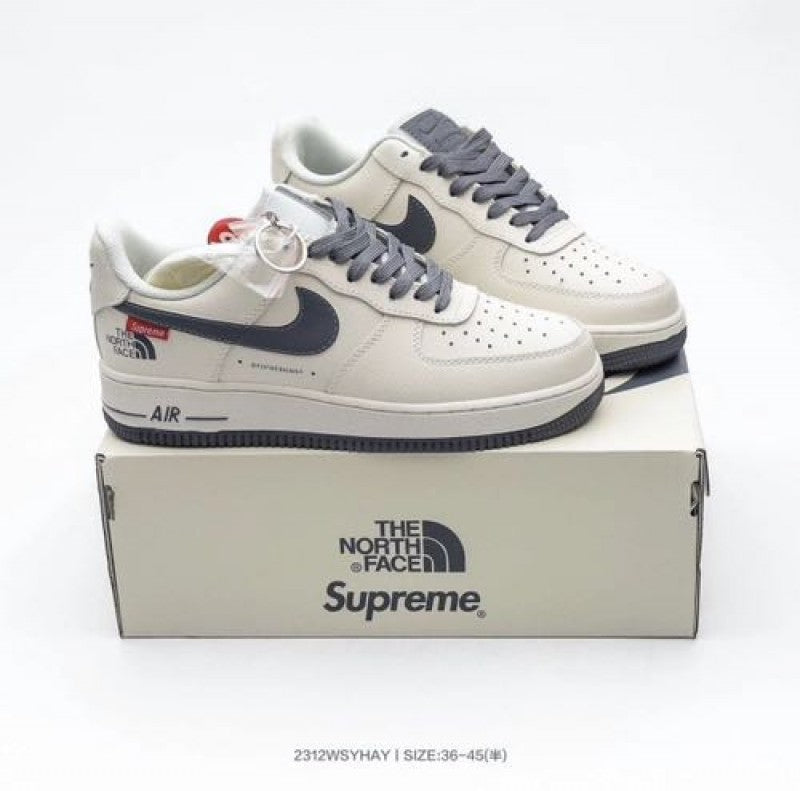 Nik e Airforce 1 Low X Supreme X The North Face