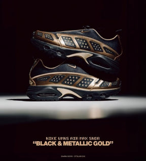 Nikee Airmax SNDR Black Metallic Gold