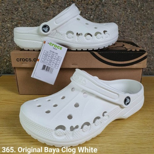 Crocccss Baya Clogs White Fixed