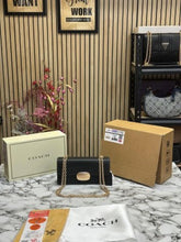 Coach  Eliza  Flap  Crossbody  Bag  With  Double  Og  Box  And  Dust  Bag  (Black)