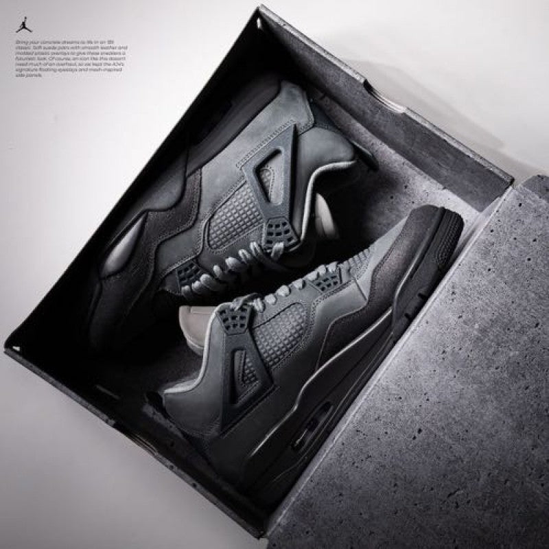 Nikee Air Jordan 4 Black Cat Semi UA