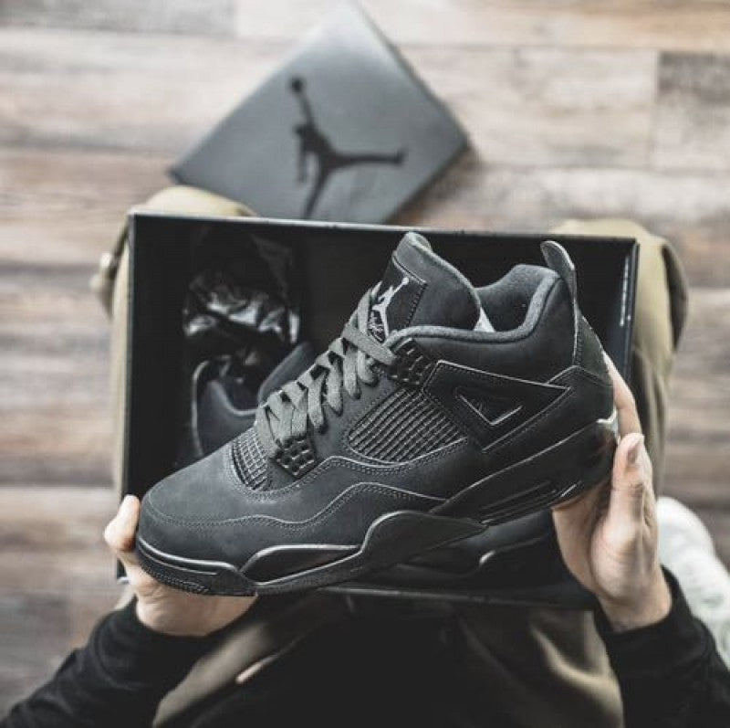 Nikee Air Jordan 4 Black Cat Semi UA