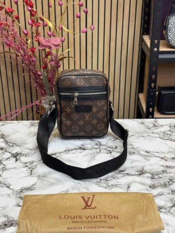 Louis  Vuitton Danube Side Bag Premium Quality With Dust Bag (Brown Mono)